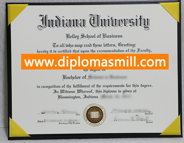 Shopping Copy Indiana University Diploma