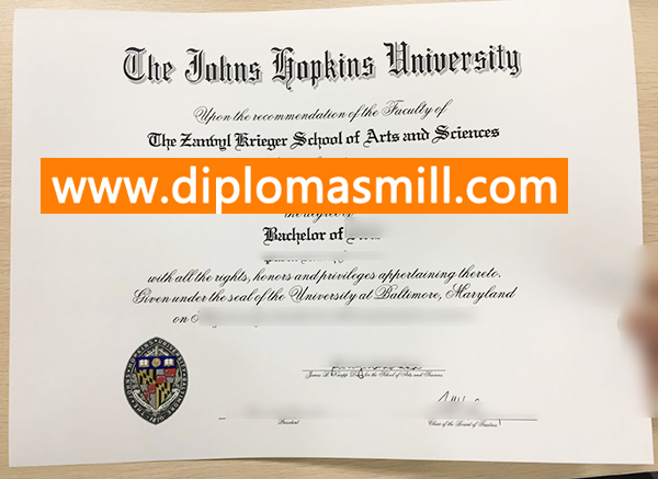 How Fast Buy Johns Hopkins University Degree?