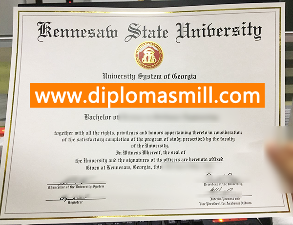 Sale Kennesaw State University Diplom Online