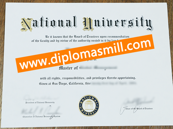 How Long Buy National University Diploma?
