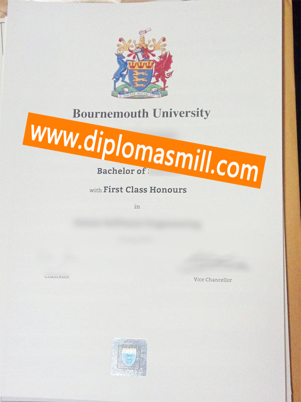 Order 2025 New Bournemouth University Diploma