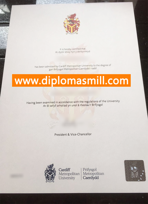 Purchase Online Cardiff Metropolitan University Degree