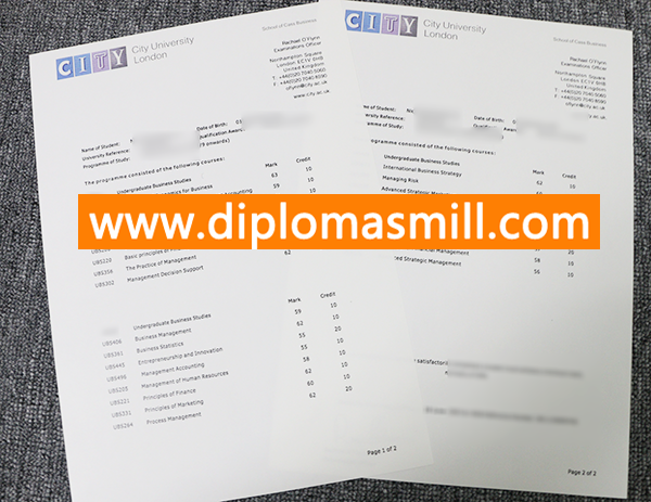 Where to Get City University of London Transcript?