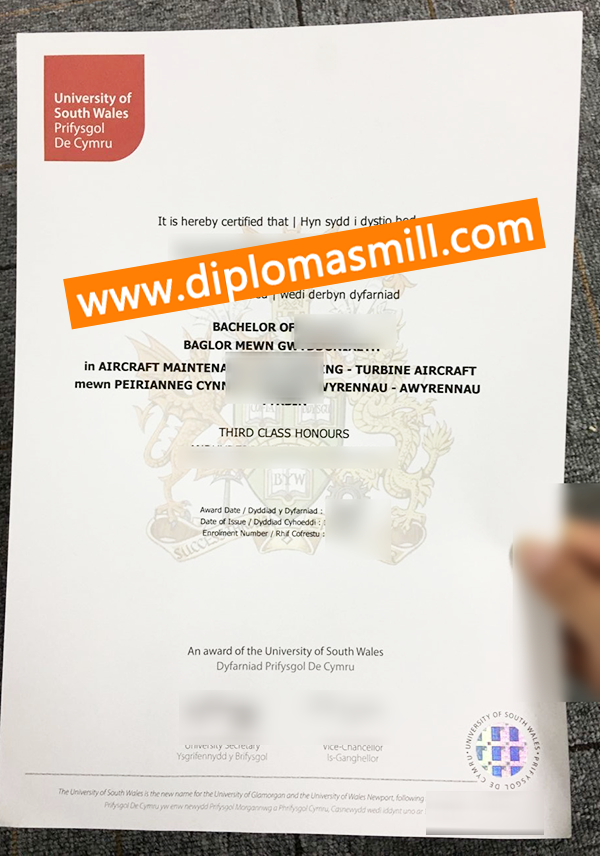 How to get University of South Wales diploma？