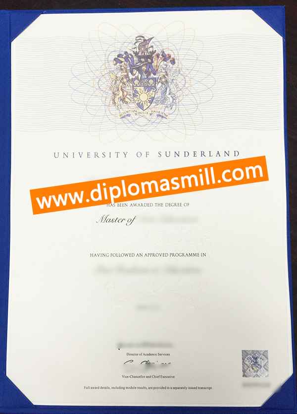 Where to buy fake University of Sunderland degree?