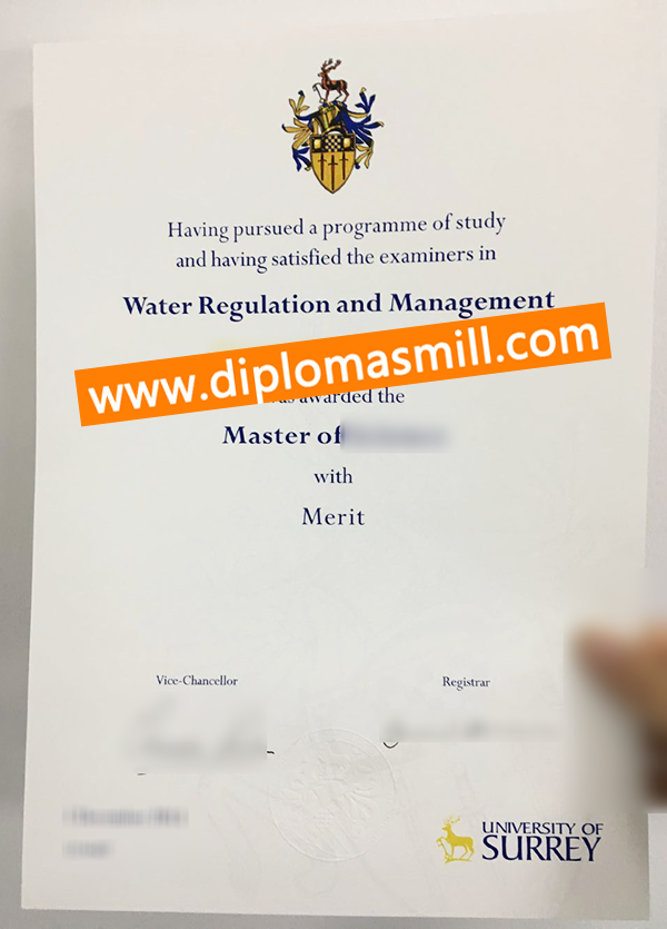 How safety buy fake University of Surrey degree?