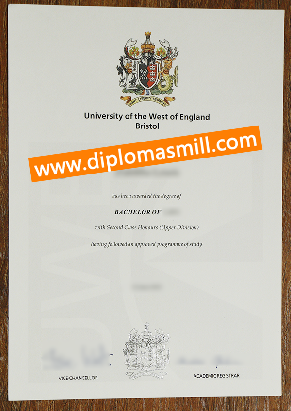 Sale England University of the West of England Bristol degre