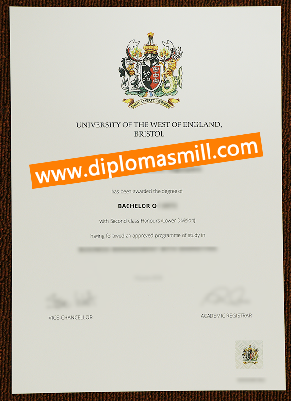 Order University of the West of England Bristol transcript