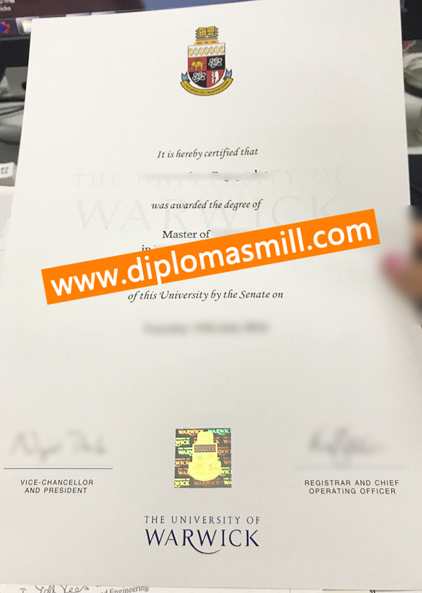 Where to buy fake University of Warwick diploma?
