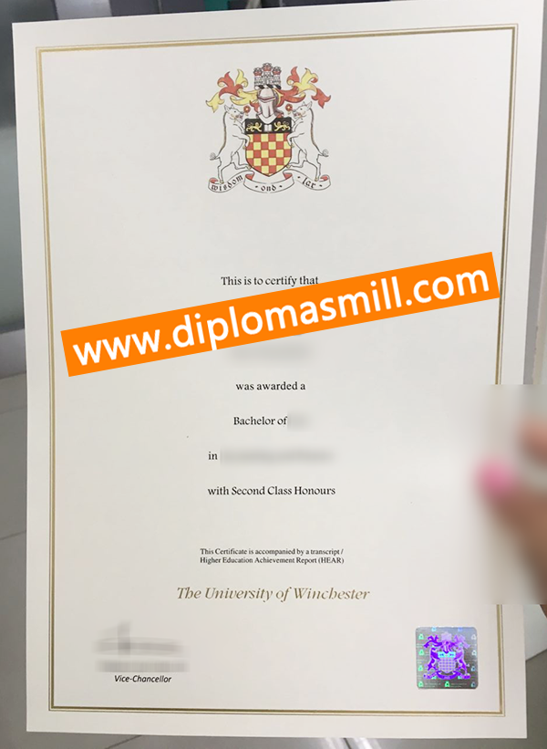 Create Quality University of Winchester degree
