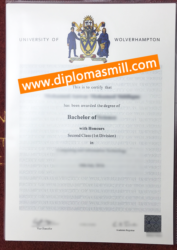 Sale UK University of Wolverhampton Degree