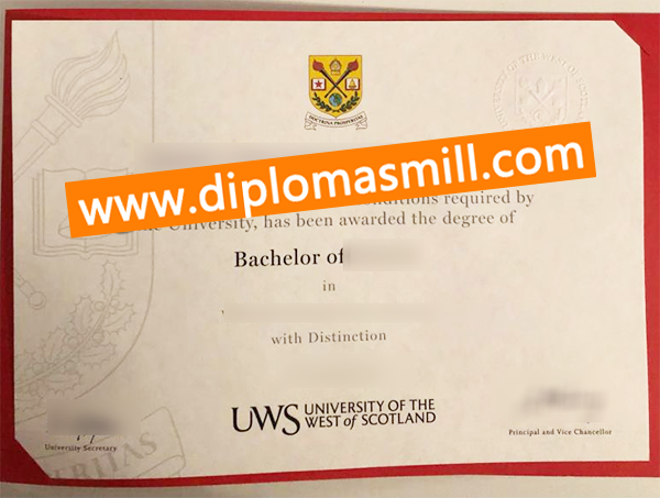 Sale uk University of the West of Scotland degree