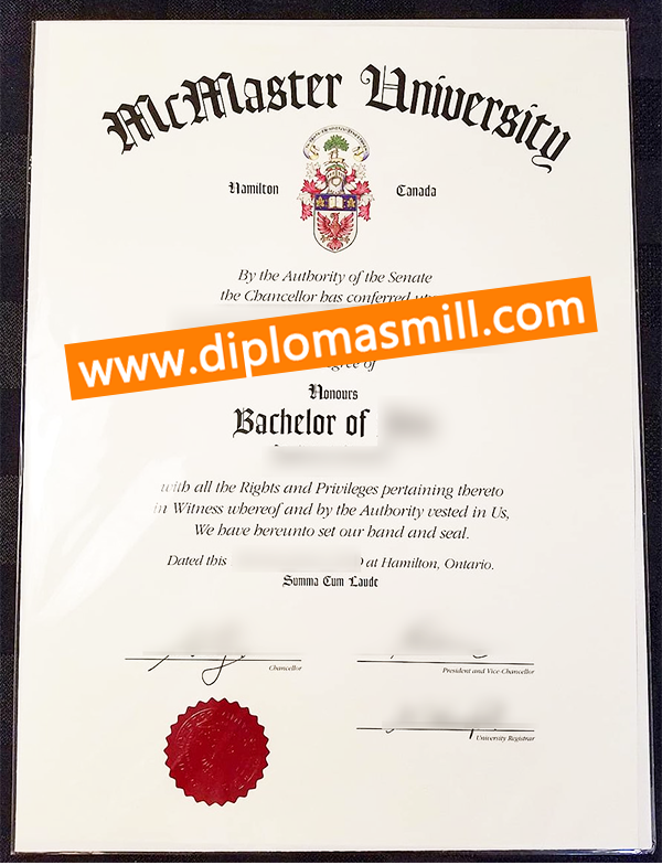 How to custom McMaster University degree?