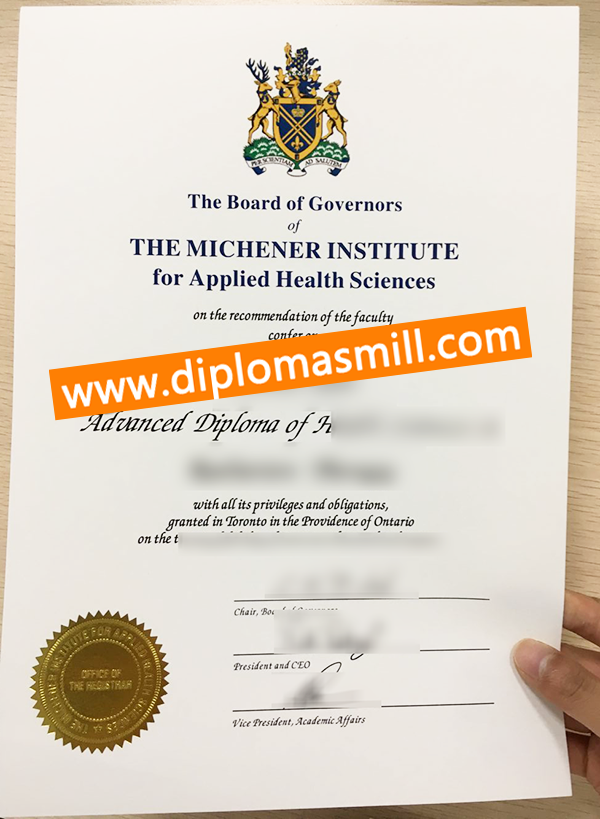 Sale Michener Institute for Applied Health Sciences degree