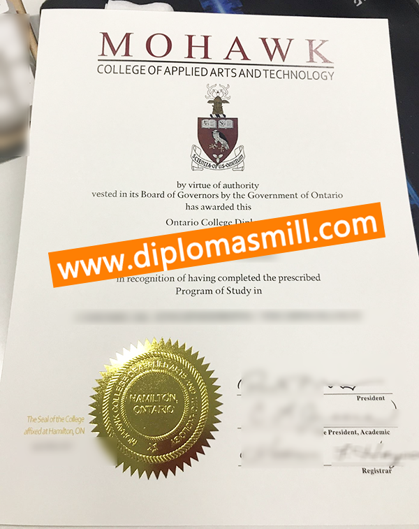 Where to buy fake Mohawk College diploma?
