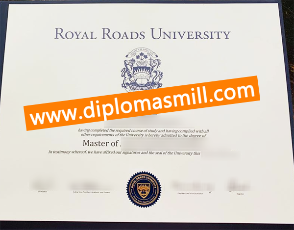 Where to buy fake Royal Roads University degree？