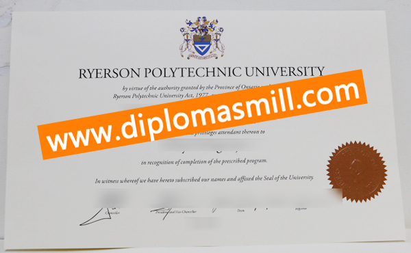 How to get Ryerson Polytechnic University degree?