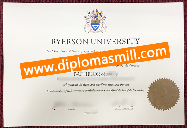 How much buy fake Ryerson University degree?