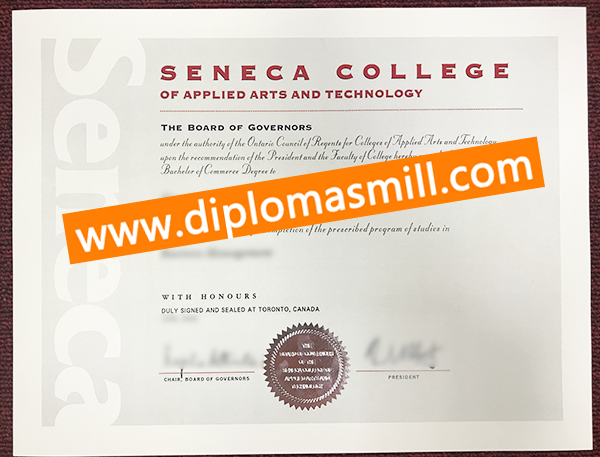 Shopping fake Seneca College diploma