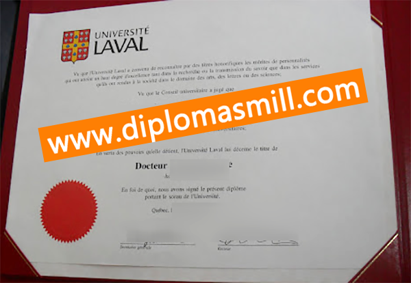 Supply Canada fake Université de Laval degree