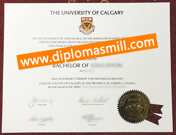 Where to buy fake University of Calgary diploma?