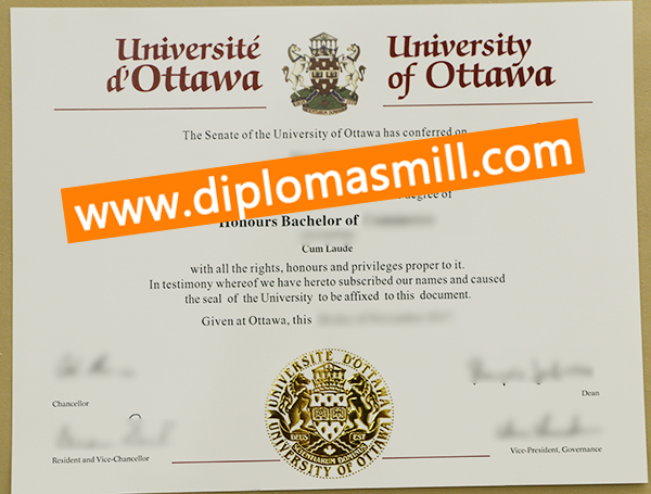 Shopping Canada University of Ottawa diploma