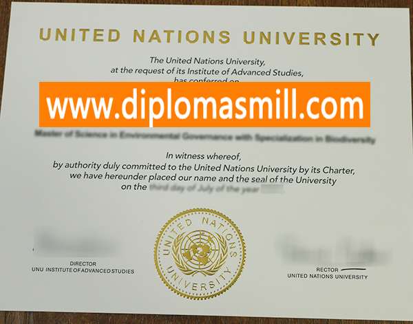 How to obtain United Nationas University fake degree?