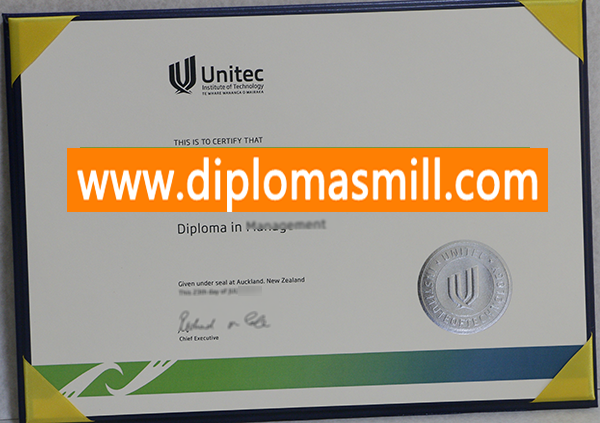 Pick up fake Unitec Institute of Technology degree