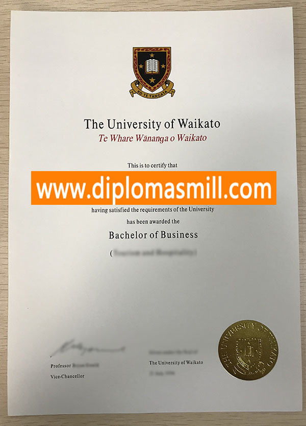 How to get fake University of Waikato Diploma?