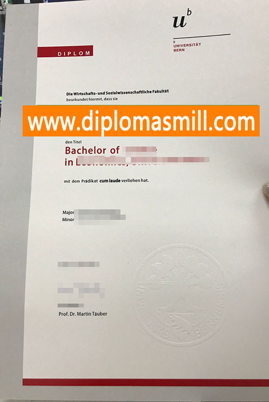 How to buy fake Univertat Bern diploma?