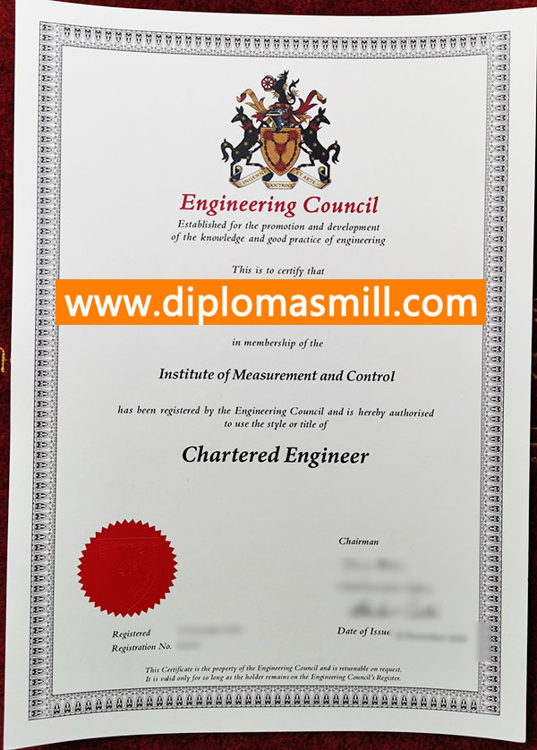 Apply fake Engineering Council IET Certificate
