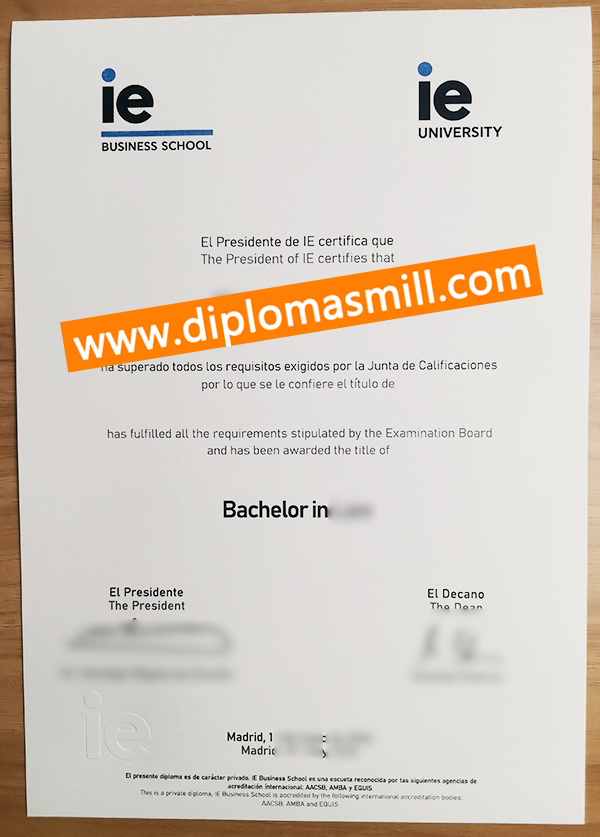 How to buy fake IE University diploma?
