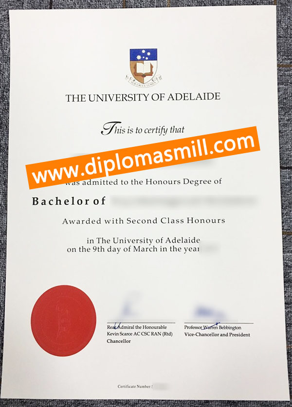 Where to get fake University of Adelaide degree?