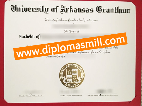 Pick up fake University of Arkansas Grantham degree