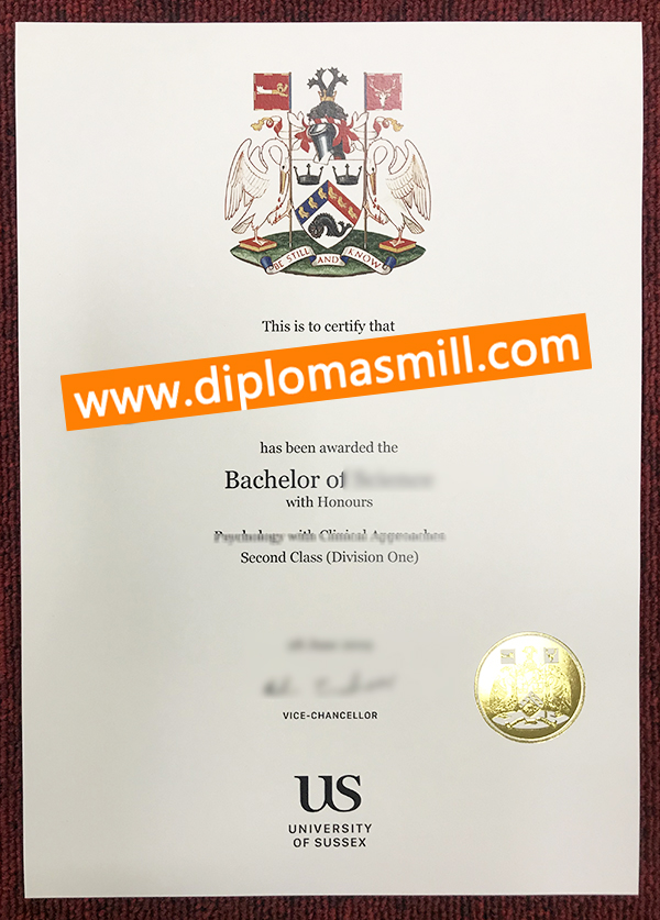 How fast buy fake University of Sussex degree?
