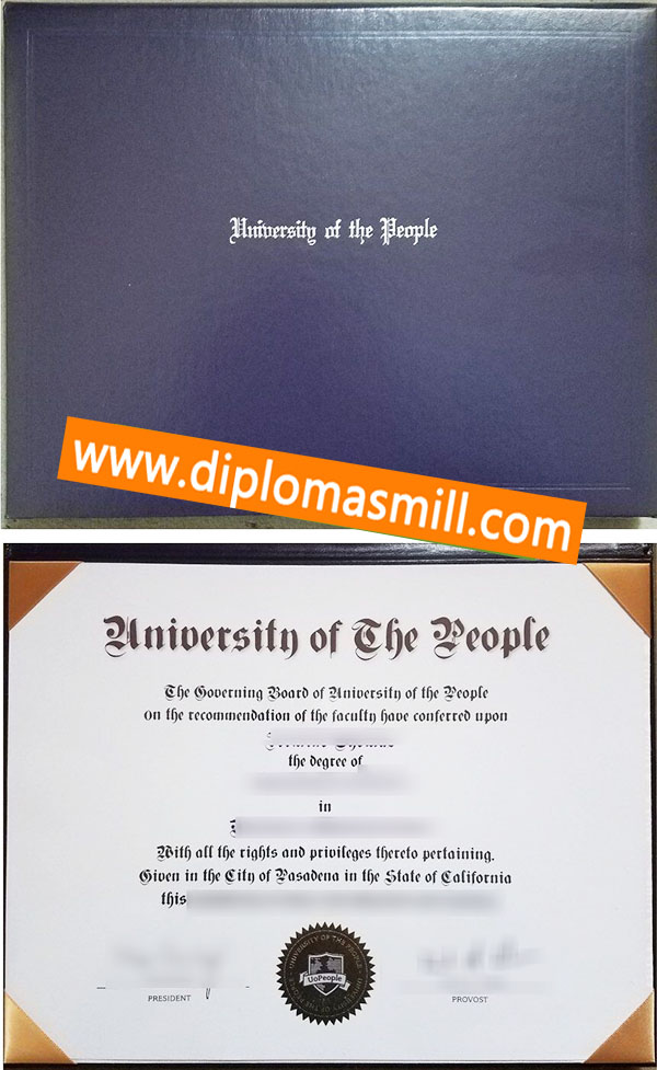 Shopping fake University of the People degree
