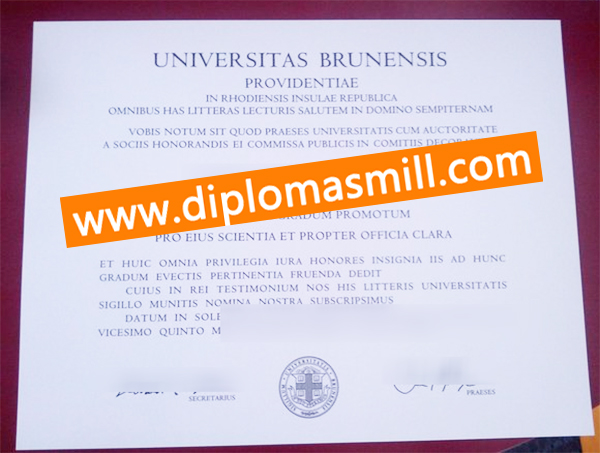 Create copy Universitas Brunensis diploma
