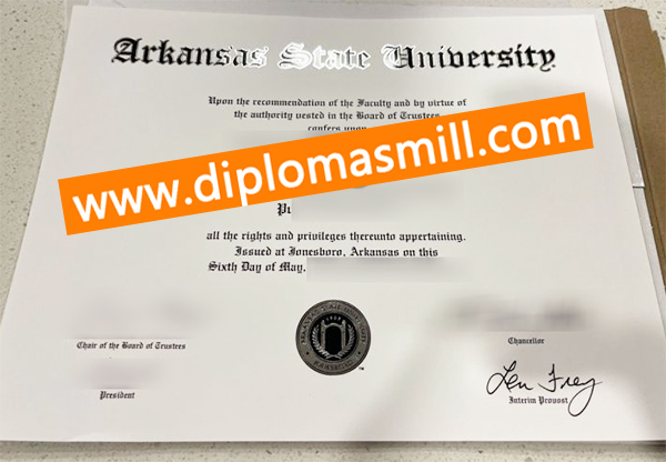 Make fake Arkansas State University degree online