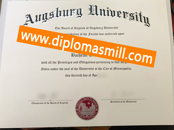 Shopping fake Augsburg University certificate